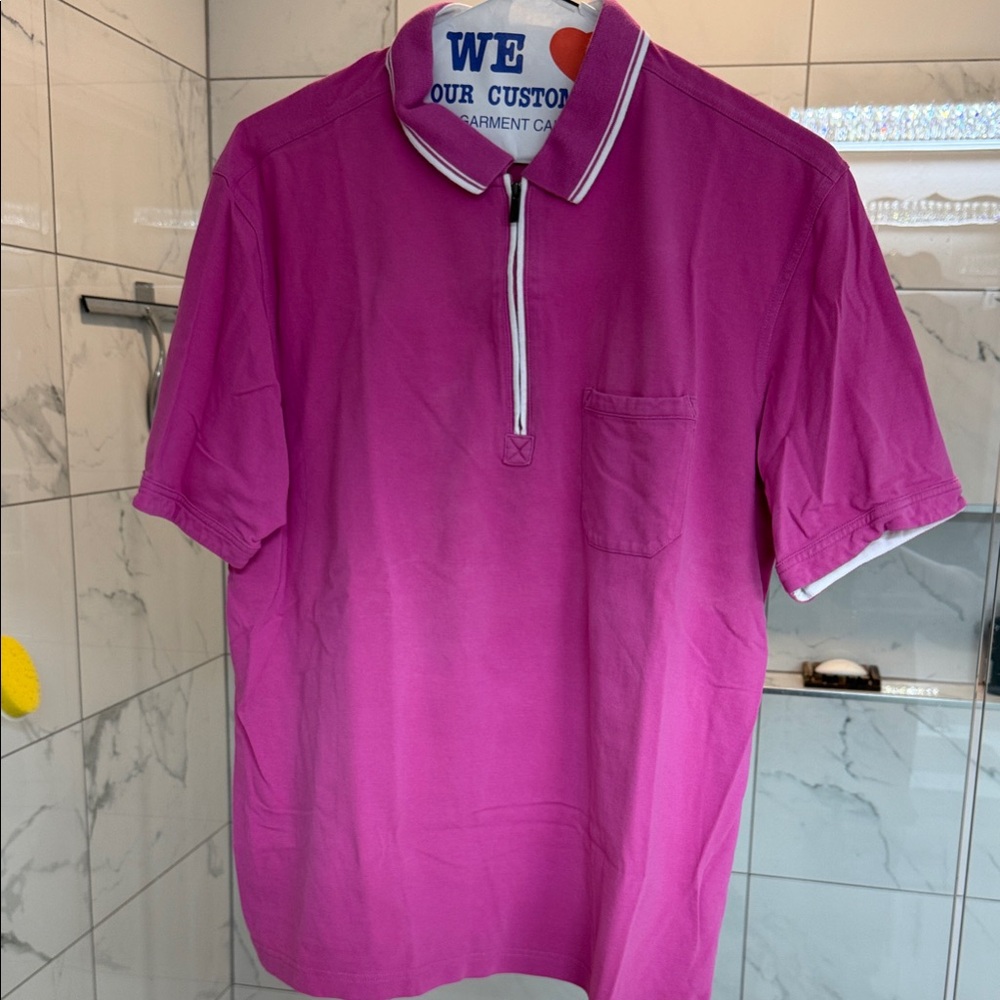Men's Pink Polo Shirt
